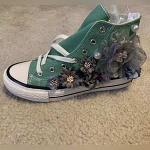 Sage Flower Sneakers